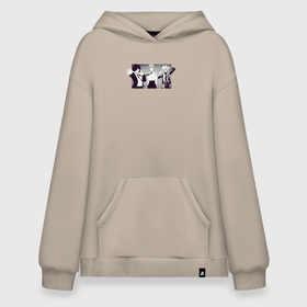 Худи SuperOversize хлопок с принтом Анимэ 