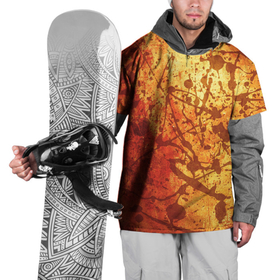Накидка на куртку 3D с принтом Текстура   Orange in dark splashes в Белгороде, 100% полиэстер |  | Тематика изображения на принте: 