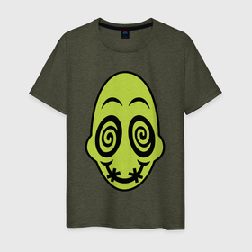 Мужская футболка хлопок с принтом Oddworld   laughing gas в Белгороде, 100% хлопок | прямой крой, круглый вырез горловины, длина до линии бедер, слегка спущенное плечо. | Тематика изображения на принте: 