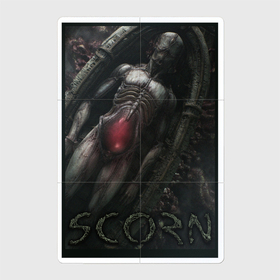 Магнитный плакат 2Х3 с принтом Scorn   humanoid в Тюмени, Полимерный материал с магнитным слоем | 6 деталей размером 9*9 см | 
