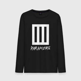 Мужской лонгслив хлопок с принтом Paramore логотип в Санкт-Петербурге, 100% хлопок |  | Тематика изображения на принте: 