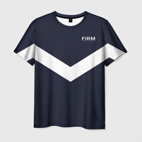 Мужская футболка 3D с принтом Always in sports   FIRM в Белгороде, 100% полиэфир | прямой крой, круглый вырез горловины, длина до линии бедер | 