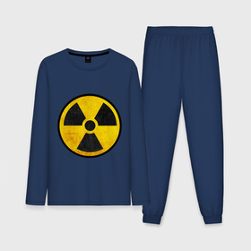 Мужская пижама с лонгсливом хлопок с принтом Nuclear в Петрозаводске,  |  | 