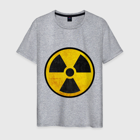 Мужская футболка хлопок с принтом Nuclear в Петрозаводске, 100% хлопок | прямой крой, круглый вырез горловины, длина до линии бедер, слегка спущенное плечо. | 