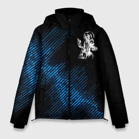 Мужская зимняя куртка 3D с принтом Iron Maiden звуковая волна в Санкт-Петербурге, верх — 100% полиэстер; подкладка — 100% полиэстер; утеплитель — 100% полиэстер | длина ниже бедра, свободный силуэт Оверсайз. Есть воротник-стойка, отстегивающийся капюшон и ветрозащитная планка. 

Боковые карманы с листочкой на кнопках и внутренний карман на молнии. | 