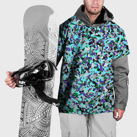 Накидка на куртку 3D с принтом Абстрактные разноцветные пятна в Кировске, 100% полиэстер |  | Тематика изображения на принте: 