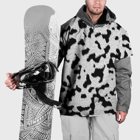 Накидка на куртку 3D с принтом Далматин   текстура в Кировске, 100% полиэстер |  | 