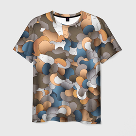 Мужская футболка 3D с принтом Котики это жидкость в Петрозаводске, 100% полиэфир | прямой крой, круглый вырез горловины, длина до линии бедер | 