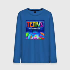 Мужской лонгслив хлопок с принтом Tetris Ultimate , 100% хлопок |  | 