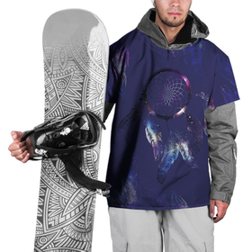 Накидка на куртку 3D с принтом Мистический абстрактный ловец снов в Петрозаводске, 100% полиэстер |  | 