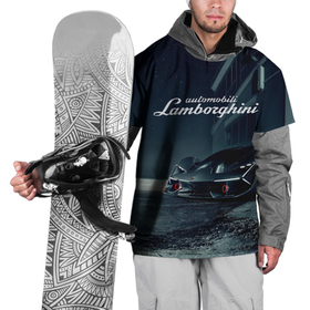 Накидка на куртку 3D с принтом Lamborghini   power   Italy в Тюмени, 100% полиэстер |  | 