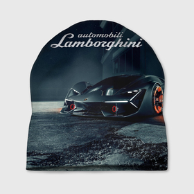 Шапка 3D с принтом Lamborghini   power   Italy в Курске, 100% полиэстер | универсальный размер, печать по всей поверхности изделия | 