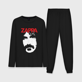 Мужская пижама хлопок (с лонгсливом) с принтом Frank Zappa в Санкт-Петербурге,  |  | 