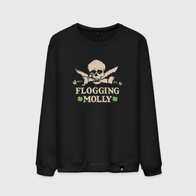 Мужской свитшот хлопок с принтом Flogging Molly кельтик панк рок группа , 100% хлопок |  | Тематика изображения на принте: 