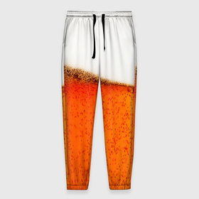 Мужские брюки 3D с принтом Тёмное пиво в Белгороде, 100% полиэстер | манжеты по низу, эластичный пояс регулируется шнурком, по бокам два кармана без застежек, внутренняя часть кармана из мелкой сетки | 