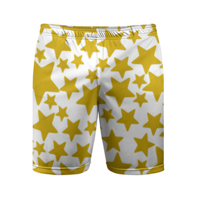 Мужские шорты спортивные с принтом Жёлтые звезды ,  |  | 