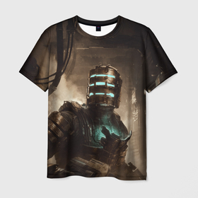 Мужская футболка 3D с принтом Айзек Кларк Dead space remake в Санкт-Петербурге, 100% полиэфир | прямой крой, круглый вырез горловины, длина до линии бедер | Тематика изображения на принте: 