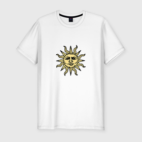 Мужская футболка хлопок Slim с принтом Dark Souls   воины солнца в Тюмени, 92% хлопок, 8% лайкра | приталенный силуэт, круглый вырез ворота, длина до линии бедра, короткий рукав | 