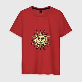 Мужская футболка хлопок с принтом Dark Souls   воины солнца в Тюмени, 100% хлопок | прямой крой, круглый вырез горловины, длина до линии бедер, слегка спущенное плечо. | 