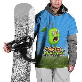 Накидка на куртку 3D с принтом My Singin Monsters   Зерномех , 100% полиэстер |  | 