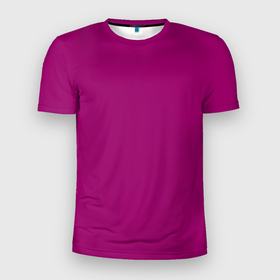 Мужская футболка 3D Slim с принтом Баклажановый радуга в Кировске, 100% полиэстер с улучшенными характеристиками | приталенный силуэт, круглая горловина, широкие плечи, сужается к линии бедра | 