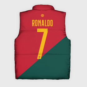 Мужской жилет утепленный 3D с принтом Роналду ЧМ 2022 сборная Португалии в Кировске,  |  | Тематика изображения на принте: 