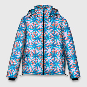 Мужская зимняя куртка 3D с принтом Листья кленовые в Санкт-Петербурге, верх — 100% полиэстер; подкладка — 100% полиэстер; утеплитель — 100% полиэстер | длина ниже бедра, свободный силуэт Оверсайз. Есть воротник-стойка, отстегивающийся капюшон и ветрозащитная планка. 

Боковые карманы с листочкой на кнопках и внутренний карман на молнии. | 