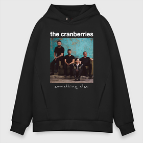 Мужское худи Oversize хлопок с принтом The Cranberries rock в Тюмени, френч-терри — 70% хлопок, 30% полиэстер. Мягкий теплый начес внутри —100% хлопок | боковые карманы, эластичные манжеты и нижняя кромка, капюшон на магнитной кнопке | 