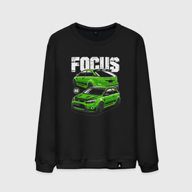 Мужской свитшот хлопок с принтом Ford Focus art , 100% хлопок |  | 