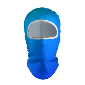 Балаклава 3D с принтом Голубо бирюзовый градиент в Екатеринбурге, 100% полиэстер, ткань с особыми свойствами — Activecool | плотность 150–180 г/м2; хорошо тянется, но при этом сохраняет форму. Закрывает шею, вокруг отверстия для глаз кайма. Единый размер | 