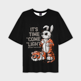 Мужская футболка OVERSIZE 3D с принтом Ils time to come to light 2023 в Курске,  |  | Тематика изображения на принте: 