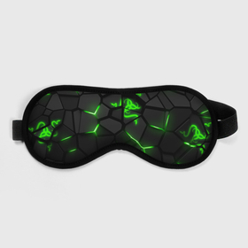 Маска для сна 3D с принтом Razer green neon , внешний слой — 100% полиэфир, внутренний слой — 100% хлопок, между ними — поролон |  | 