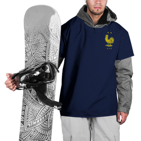 Накидка на куртку 3D с принтом Форма сборной Франции ЧМ 2022 в Кировске, 100% полиэстер |  | 