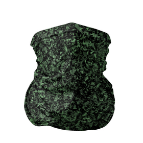 Бандана-труба 3D с принтом Черный и зеленый камуфляжный в Кировске, 100% полиэстер, ткань с особыми свойствами — Activecool | плотность 150‒180 г/м2; хорошо тянется, но сохраняет форму | Тематика изображения на принте: 