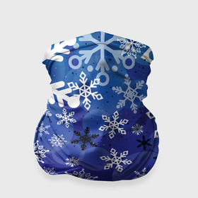 Бандана-труба 3D с принтом Сказочный снегопад в Тюмени, 100% полиэстер, ткань с особыми свойствами — Activecool | плотность 150‒180 г/м2; хорошо тянется, но сохраняет форму | 