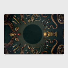Магнитный плакат 3Х2 с принтом Кабинет редкостей Гильермо дель Торо , Полимерный материал с магнитным слоем | 6 деталей размером 9*9 см | 