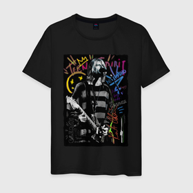 Мужская футболка хлопок с принтом Nirvana teen spirit , 100% хлопок | прямой крой, круглый вырез горловины, длина до линии бедер, слегка спущенное плечо. | 