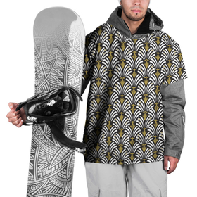 Накидка на куртку 3D с принтом Ар деко  геометрический дизайн в Новосибирске, 100% полиэстер |  | 