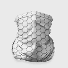 Бандана-труба 3D с принтом Белый ромб , 100% полиэстер, ткань с особыми свойствами — Activecool | плотность 150‒180 г/м2; хорошо тянется, но сохраняет форму | 