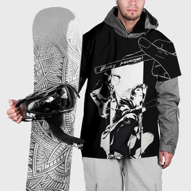 Накидка на куртку 3D с принтом Easy revenge   Человек бензопила в Екатеринбурге, 100% полиэстер |  | Тематика изображения на принте: 
