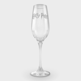 Фужер для шампанского с принтом Logo Harry Potter в Курске,  |  | Тематика изображения на принте: 