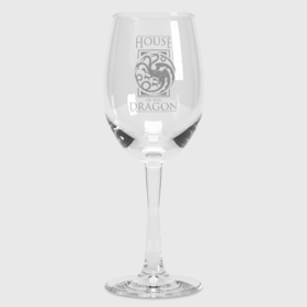 Бокал для вина с принтом House of the Dragon ,  |  | Тематика изображения на принте: 