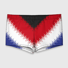 Мужские купальные плавки 3D с принтом Разноцветные полосы в городе Новоалтайск, Полиэстер 85%, Спандекс 15% |  | 