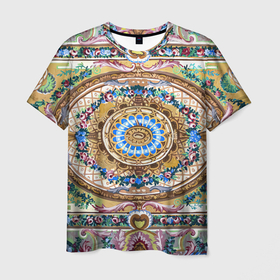 Мужская футболка 3D с принтом Советский винтажный ковёр в Кировске, 100% полиэфир | прямой крой, круглый вырез горловины, длина до линии бедер | Тематика изображения на принте: 