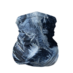Бандана-труба 3D с принтом Морозный узор 5 , 100% полиэстер, ткань с особыми свойствами — Activecool | плотность 150‒180 г/м2; хорошо тянется, но сохраняет форму | 