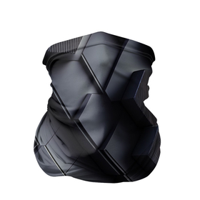 Бандана-труба 3D с принтом Темные выдвигающиеся плиты в Санкт-Петербурге, 100% полиэстер, ткань с особыми свойствами — Activecool | плотность 150‒180 г/м2; хорошо тянется, но сохраняет форму | Тематика изображения на принте: 