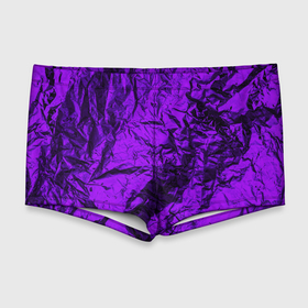 Мужские купальные плавки 3D с принтом Фиолетовая фольга в Тюмени, Полиэстер 85%, Спандекс 15% |  | Тематика изображения на принте: 