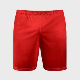 Мужские шорты спортивные с принтом Ярко красный с текстурой мрамора в Санкт-Петербурге,  |  | 