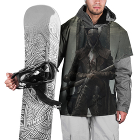 Накидка на куртку 3D с принтом Bloodborne охотник , 100% полиэстер |  | Тематика изображения на принте: 