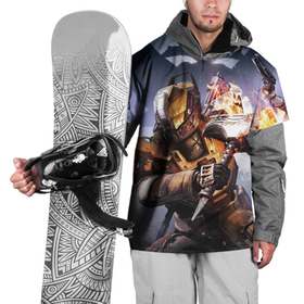 Накидка на куртку 3D с принтом Destiny воин в Курске, 100% полиэстер |  | Тематика изображения на принте: 